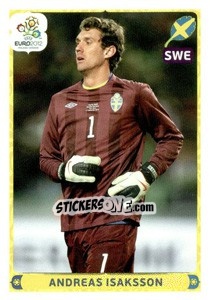 Cromo Andreas Isaksson - UEFA Euro Poland-Ukraine 2012. Deutschland edition - Panini