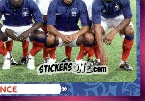 Sticker Team - France - UEFA Euro Poland-Ukraine 2012. Deutschland edition n. 460 - Panini