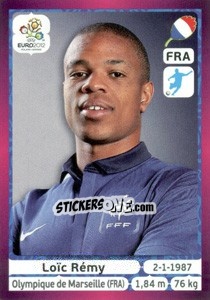 Cromo Loïc Rémy - UEFA Euro Poland-Ukraine 2012. Deutschland edition n. 479 - Panini