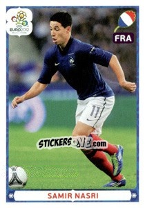 Sticker Samir Nasri - UEFA Euro Poland-Ukraine 2012. Deutschland edition - Panini