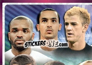 Sticker Team - England - UEFA Euro Poland-Ukraine 2012. Deutschland edition - Panini