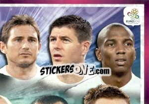 Sticker Team - England - UEFA Euro Poland-Ukraine 2012. Deutschland edition - Panini
