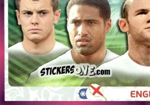 Sticker Team - England - UEFA Euro Poland-Ukraine 2012. Deutschland edition n. 488 - Panini