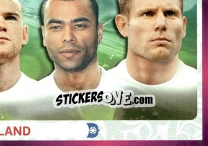 Sticker Team - England - UEFA Euro Poland-Ukraine 2012. Deutschland edition - Panini