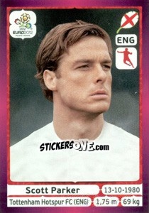 Cromo Scott Parker - UEFA Euro Poland-Ukraine 2012. Deutschland edition - Panini