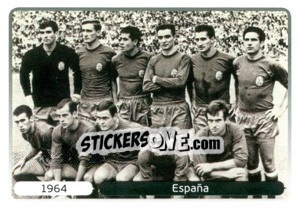 Sticker 1964 España - UEFA Euro Poland-Ukraine 2012. Deutschland edition - Panini