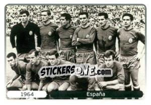 Sticker 1964 España - UEFA Euro Poland-Ukraine 2012. Deutschland edition n. 515 - Panini