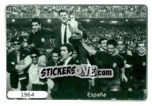 Sticker 1964 España - UEFA Euro Poland-Ukraine 2012. Deutschland edition - Panini