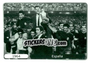 Sticker 1964 España - UEFA Euro Poland-Ukraine 2012. Deutschland edition n. 516 - Panini