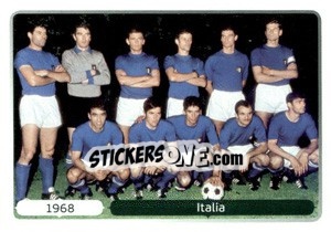 Sticker 1968 Italia - UEFA Euro Poland-Ukraine 2012. Deutschland edition n. 517 - Panini