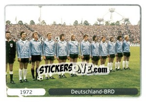 Cromo 1972 Deutschland-BRD - UEFA Euro Poland-Ukraine 2012. Deutschland edition - Panini