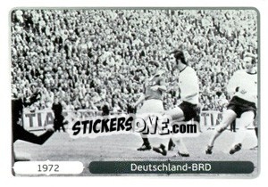 Sticker 1972 Deutschland-BRD - UEFA Euro Poland-Ukraine 2012. Deutschland edition n. 520 - Panini