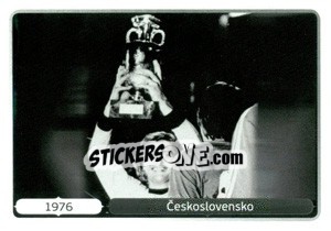 Sticker 1976 Ceskoslovensko - UEFA Euro Poland-Ukraine 2012. Deutschland edition n. 522 - Panini