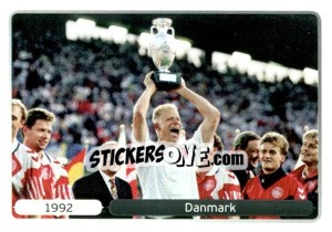Sticker 1992 Danmark - UEFA Euro Poland-Ukraine 2012. Deutschland edition - Panini