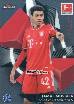 Sticker Jamal Musiala - Bundesliga Finest 2020-2021
 n. 82 - Topps