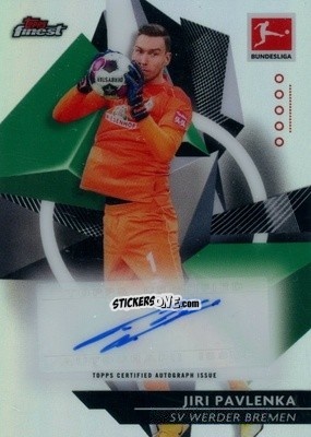 Sticker Jiri Pavlenka - Bundesliga Finest 2020-2021
 n. BCA-JP - Topps