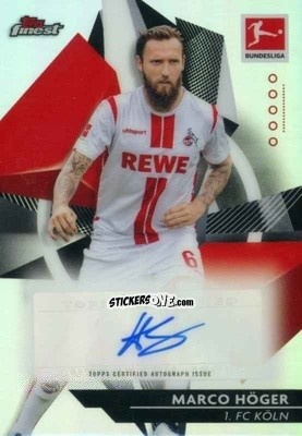 Sticker Marco Hoger - Bundesliga Finest 2020-2021
 n. BCA-MH - Topps