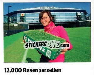 Sticker 12.000 Rasenparzellen