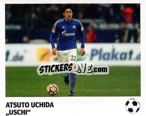 Cromo Atsuto Uchida - 'Uschi' - Pöhler, Typen, Zauberer!
 n. 284 - Juststickit
