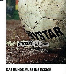 Sticker Das Runde muss ins Eckige - Pöhler, Typen, Zauberer!
 - Juststickit