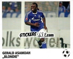 Cromo Gerald Asamoah - 'Blondie' - Pöhler, Typen, Zauberer!
 - Juststickit