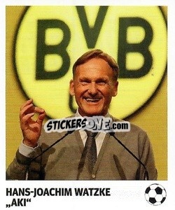Sticker Hans-Joachim Watzke - 'aki' - Pöhler, Typen, Zauberer!
 n. 293 - Juststickit