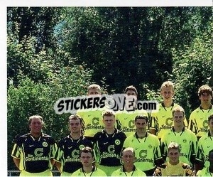 Sticker Klaus Die Saison 1996/97ischer - Pöhler, Typen, Zauberer!
 n. 348 - Juststickit