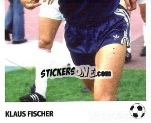 Sticker Klaus Fischer - Pöhler, Typen, Zauberer!
 n. 81 - Juststickit