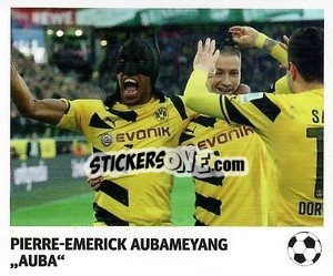 Sticker Pierre-Emerick Aubameyang - 'Auba' - Pöhler, Typen, Zauberer!
 n. 29 - Juststickit