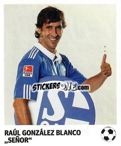 Sticker Raúl González Blanco - 'Senor' - Pöhler, Typen, Zauberer!
 n. 91 - Juststickit