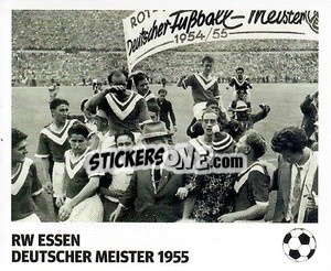 Sticker RW Essen - Deutschermeister 1955 - Pöhler, Typen, Zauberer!
 - Juststickit