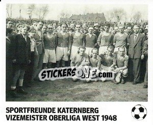 Sticker Sportfreunde Katernberg - 2ter Oberliga West 1948 - Pöhler, Typen, Zauberer!
 n. 14 - Juststickit
