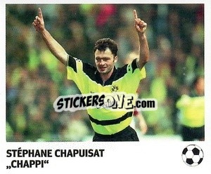 Sticker Stéphane Chapuisat - 'Chappi' - Pöhler, Typen, Zauberer!
 - Juststickit