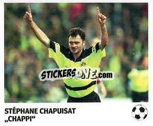 Sticker Stéphane Chapuisat - 'Chappi' - Pöhler, Typen, Zauberer!
 n. 57 - Juststickit