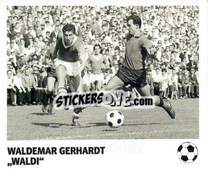 Sticker Waldemar Gerhardt - 'Waldi' - Pöhler, Typen, Zauberer!
 - Juststickit