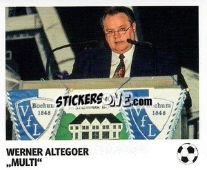 Cromo Werner altgoer - 'Multi' - Pöhler, Typen, Zauberer!
 - Juststickit