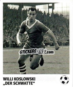 Sticker Willi Koslowski - 'Der Schwatte' - Pöhler, Typen, Zauberer!
 - Juststickit