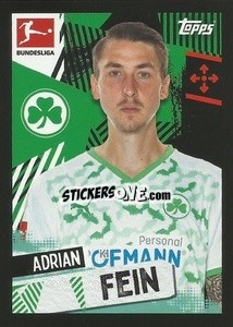 Sticker Adrian Fein - German Football Bundesliga 2021-2022
 - Topps