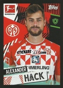 Sticker Alexander Hack - German Football Bundesliga 2021-2022
 - Topps