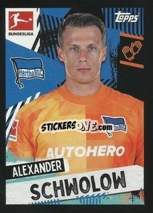 Sticker Alexander Schwolow - German Football Bundesliga 2021-2022
 - Topps