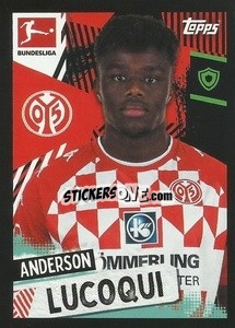 Cromo Anderson Lucoqui - German Football Bundesliga 2021-2022
 - Topps