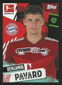 Sticker Benjamin Pavard - German Football Bundesliga 2021-2022
 - Topps
