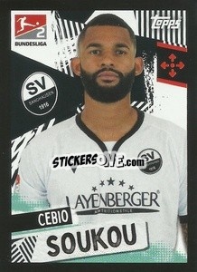 Figurina Cebio Soukou (SV Sandhausen) - German Football Bundesliga 2021-2022
 - Topps