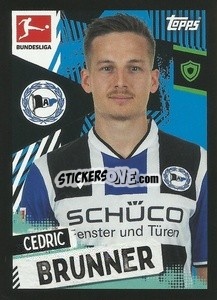 Sticker Cedric Brunner - German Football Bundesliga 2021-2022
 - Topps