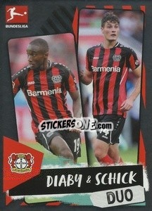 Sticker Diaby / Schick - German Football Bundesliga 2021-2022
 - Topps