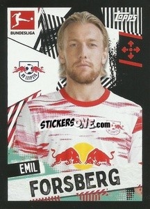 Sticker Emil Forsberg - German Football Bundesliga 2021-2022
 - Topps