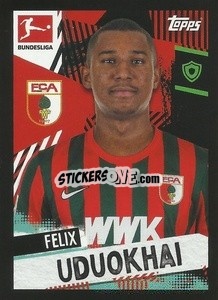 Sticker Felix Uduokhai - German Football Bundesliga 2021-2022
 - Topps