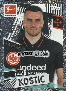 Sticker Filip Kostic - German Football Bundesliga 2021-2022
 - Topps