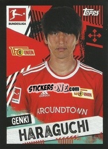 Sticker Genki Haraguchi - German Football Bundesliga 2021-2022
 - Topps