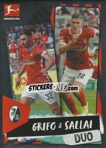 Sticker Grifo / Sallai - German Football Bundesliga 2021-2022
 - Topps